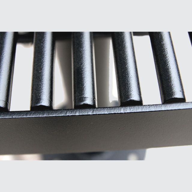 Galvanized Patio Bench - Powder Coated Commercial Seating