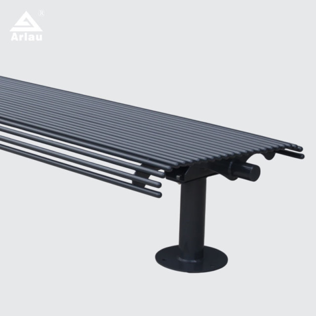 Yalau Galvanized Steel Bench - 1.8m Outdoor Park Bench Seating