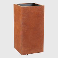 High Cube Weathering Steel Commercial Planter Box