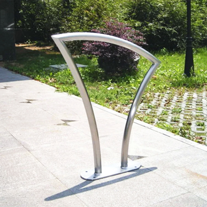 304 Stainless Bike Stand Modern Outdoor Rack - Yalau