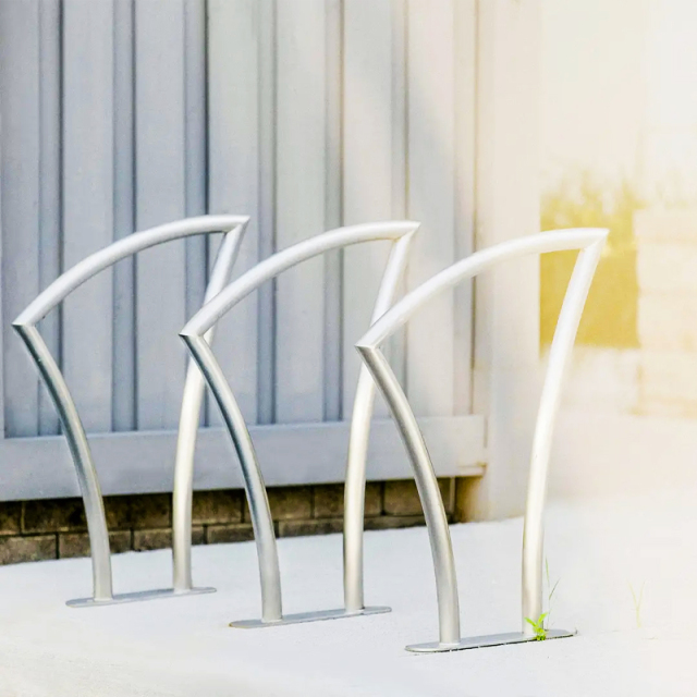 304 Stainless Bike Stand Modern Outdoor Rack - Yalau