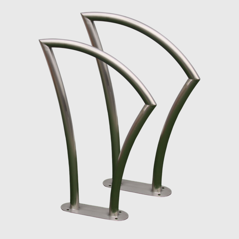 304 Stainless Bike Stand Modern Outdoor Rack - Yalau
