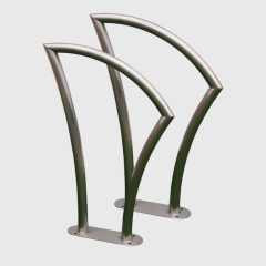 304 Stainless Bike Stand Modern Outdoor Rack - Yalau