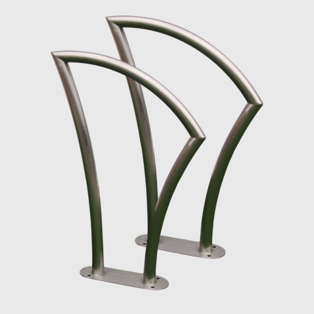 304 Stainless Bike Stand Modern Outdoor Rack - Yalau