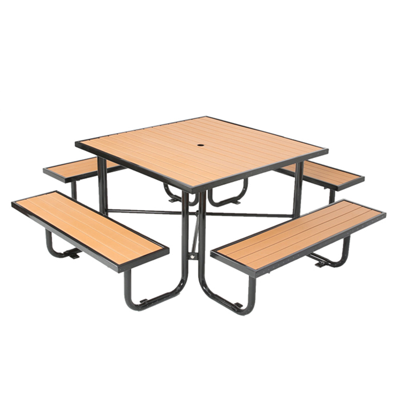 Weatherproof Picnic Table - Heavy-Duty Commercial Outdoor Dining Set