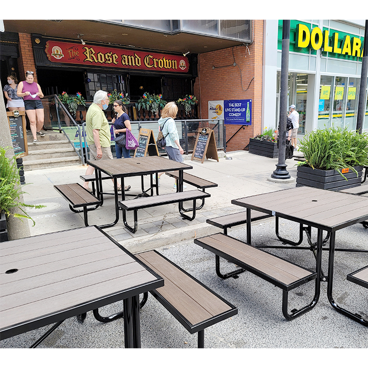 Weatherproof Picnic Table - Heavy-Duty Commercial Outdoor Dining Set
