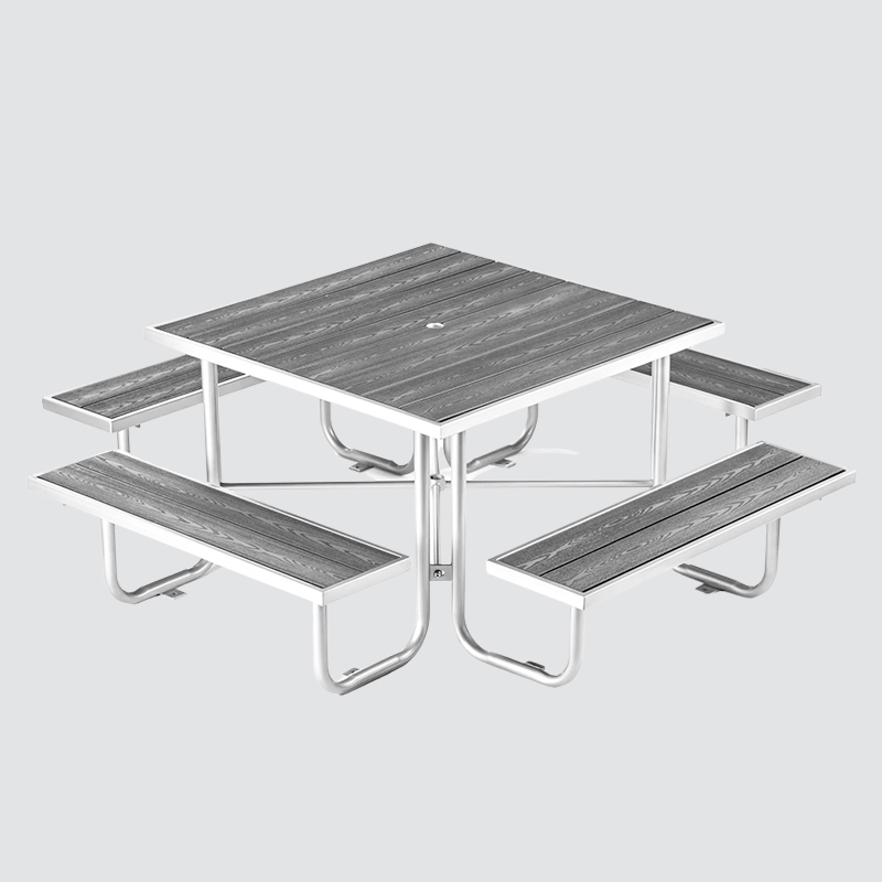 Weatherproof Picnic Table - Heavy-Duty Commercial Outdoor Dining Set
