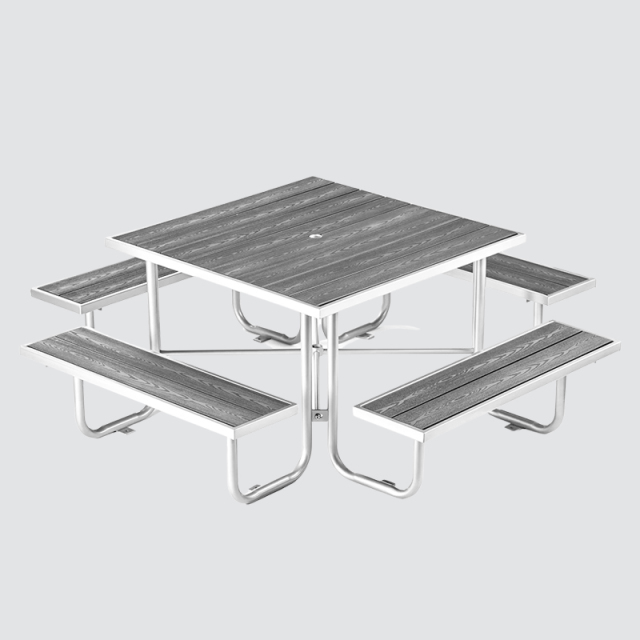 Weatherproof Picnic Table - Heavy-Duty Commercial Outdoor Dining Set