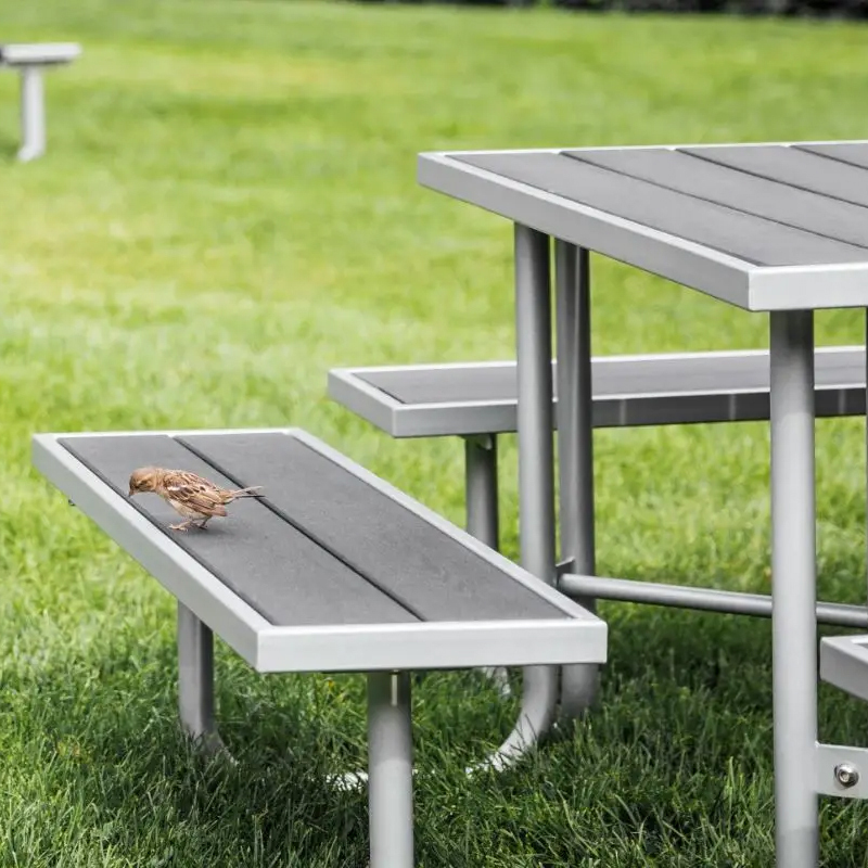 Weatherproof Picnic Table - Heavy-Duty Commercial Outdoor Dining Set
