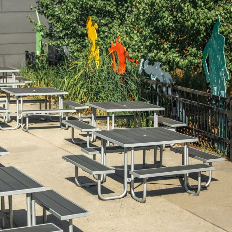 Weatherproof Picnic Table - Heavy-Duty Commercial Outdoor Dining Set