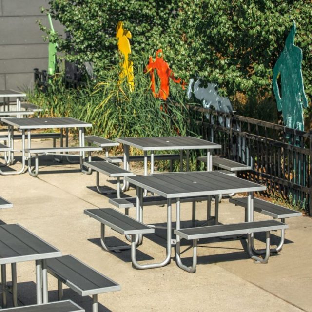 Weatherproof Picnic Table - Heavy-Duty Commercial Outdoor Dining Set