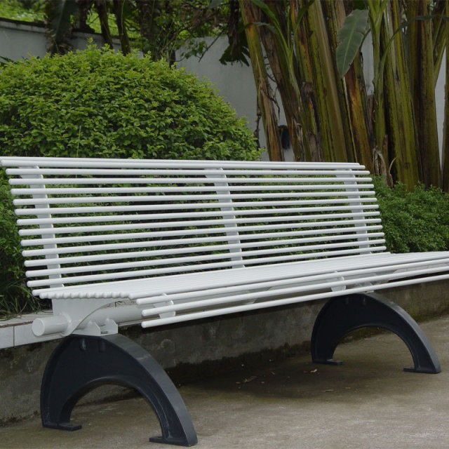 Modern Park Bench with Breathable Backrest - Commercial - yalau