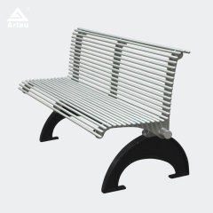 Modern Park Bench with Breathable Backrest - Commercial - yalau
