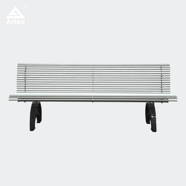 Modern Park Bench with Breathable Backrest - Commercial - yalau