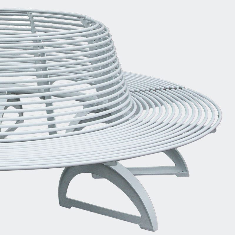 Circular Outdoor Lounge Bench - Multi-Person Round Park Seating