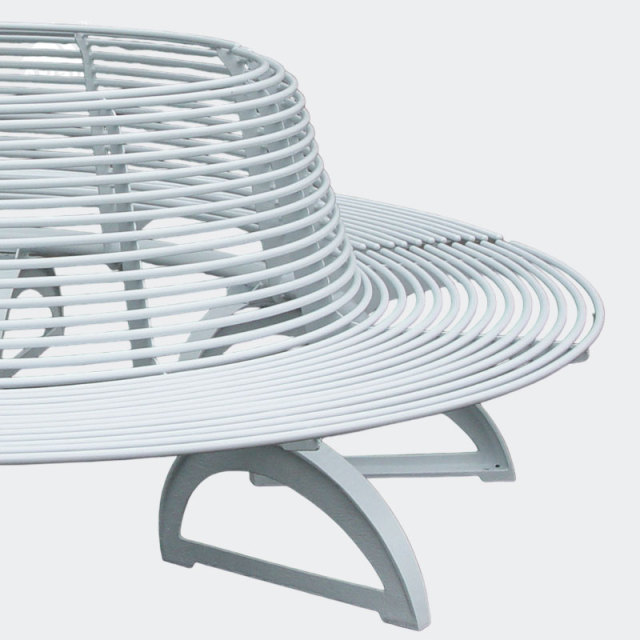 Circular Outdoor Lounge Bench - Multi-Person Round Park Seating