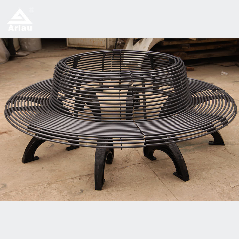 Custom Tree Bench Stainless Steel Cast Iron Heavy Duty – Arlau