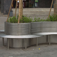 Stainless Steel Tree Bench 304 316 with Backrest – Arlau