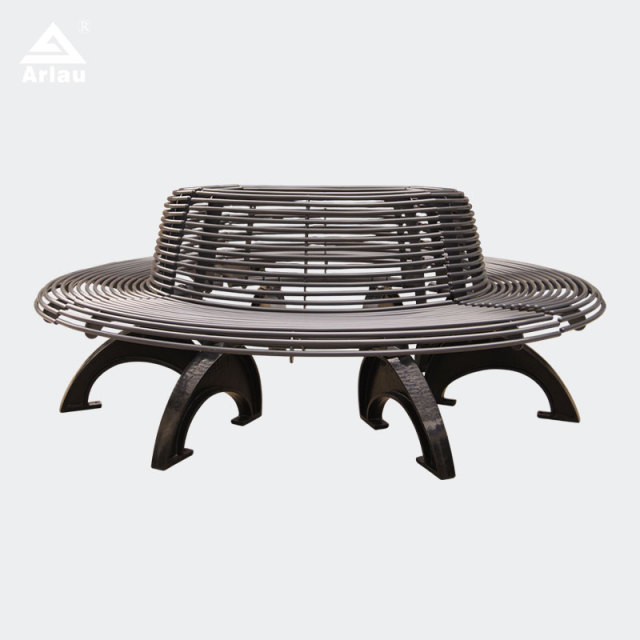 Custom Tree Bench Stainless Steel Cast Iron Heavy Duty – Arlau