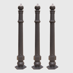 Heavy Duty Cast Iron Bollard Post Decorative Security Barrier