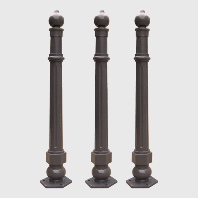 Heavy Duty Cast Iron Bollard Post Decorative Security Barrier