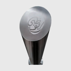 Fixed Safety Bollard - 316L Stainless Steel Traffic Control - yalau