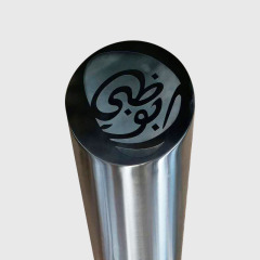 Fixed Safety Bollard - 316L Stainless Steel Traffic Control - yalau