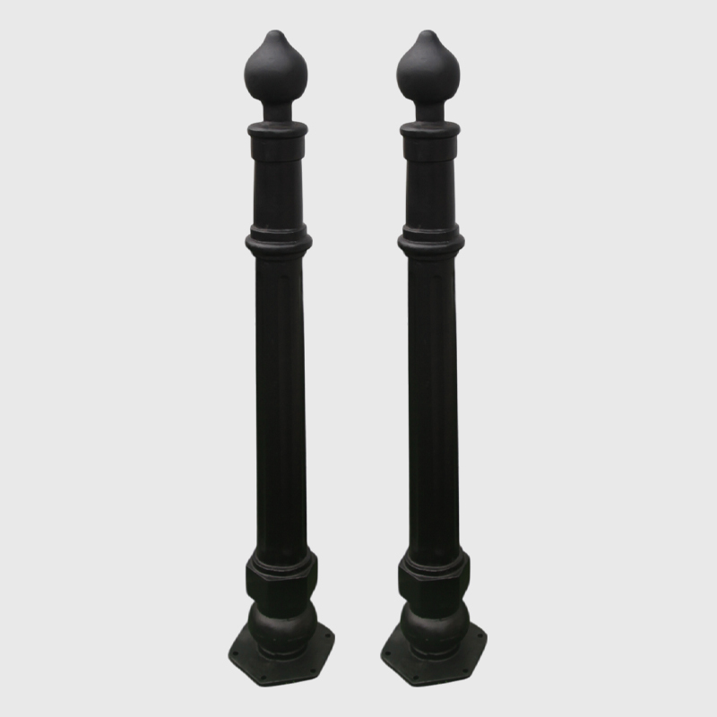 Heavy Duty Cast Iron Bollard Post Decorative Security Barrier