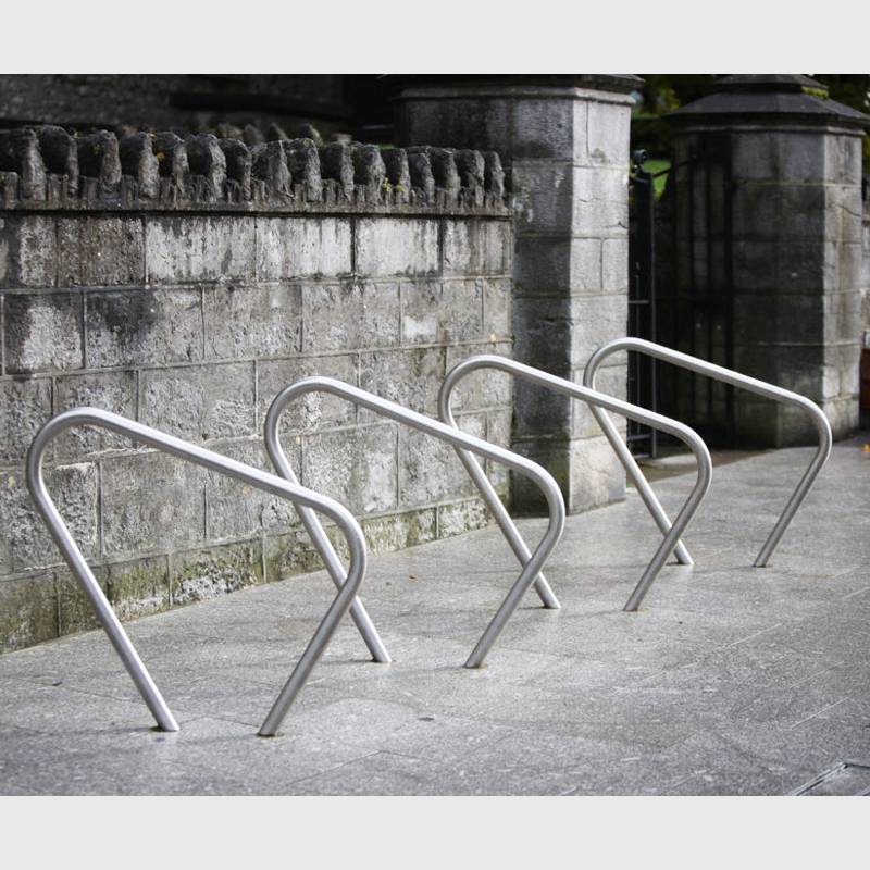 Triangular Bike Stand - 304 Stainless Steel Wall Rack