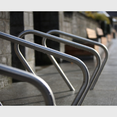 Triangular Bike Stand - 304 Stainless Steel Wall Rack