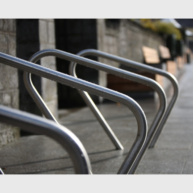 Triangular Bike Stand - 304 Stainless Steel Wall Rack