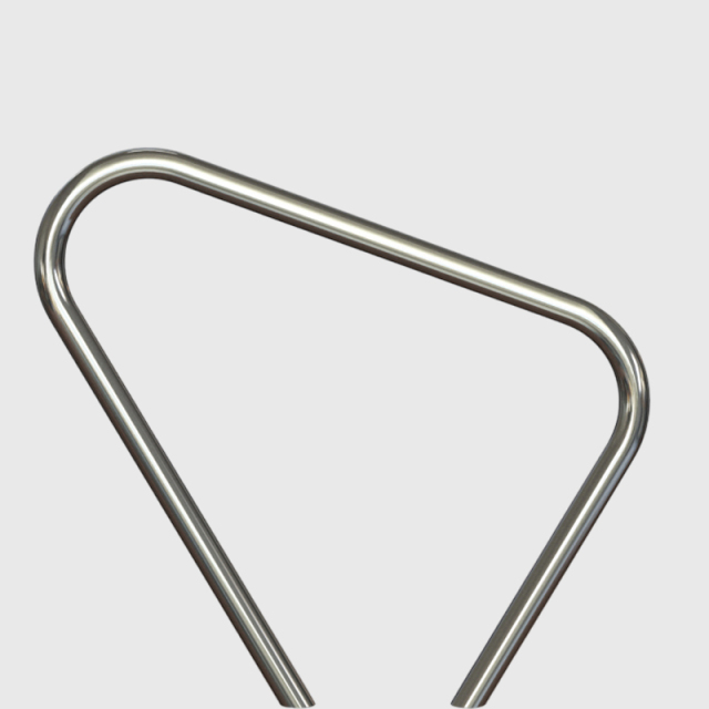 Triangular Bike Stand - 304 Stainless Steel Wall Rack
