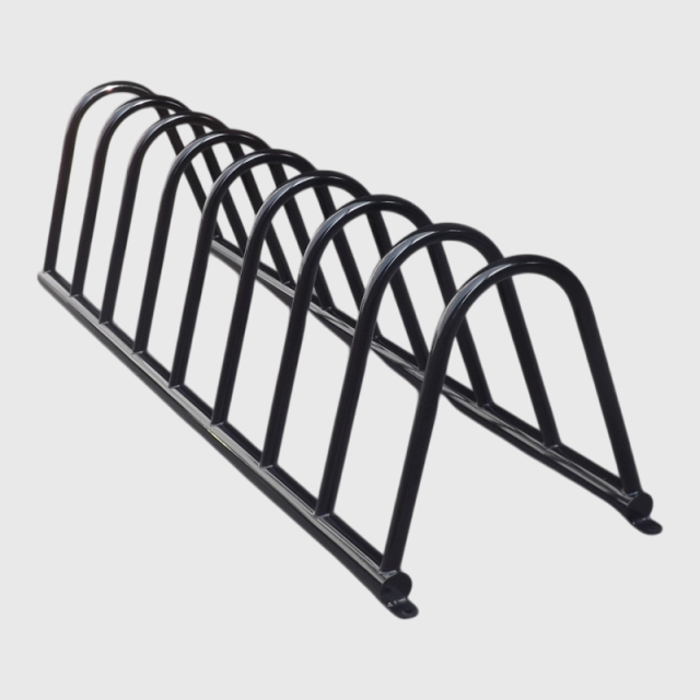 Commercial Bike Rack for 10 Bikes - Durable Galvanized Steel - Arlau