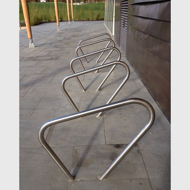 Triangular Bike Stand - 304 Stainless Steel Wall Rack