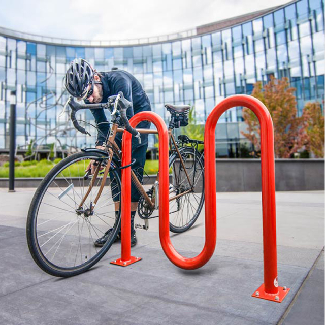 Custom Bike Parking Rack - 21 Space Weatherproof Solution - Arlau