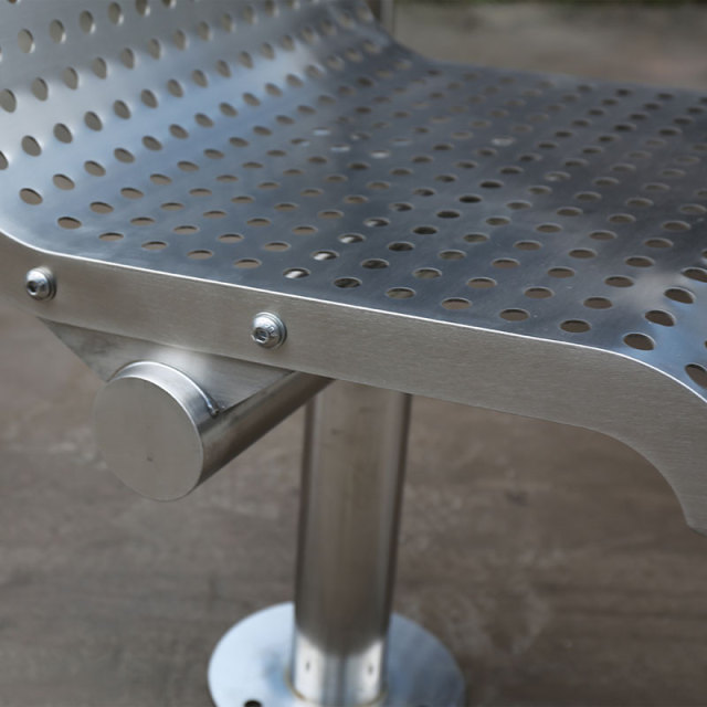 Marine Grade 304 316 Stainless Steel Round Picnic Table