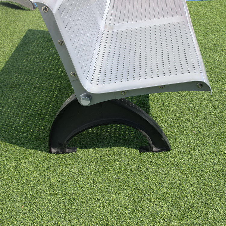 Heavy Duty Cast Iron Bench with Perforated Steel Seat - yalau