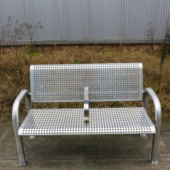 304 Stainless Steel Park Bench - Heavy-Duty Low-Maintenance Seating