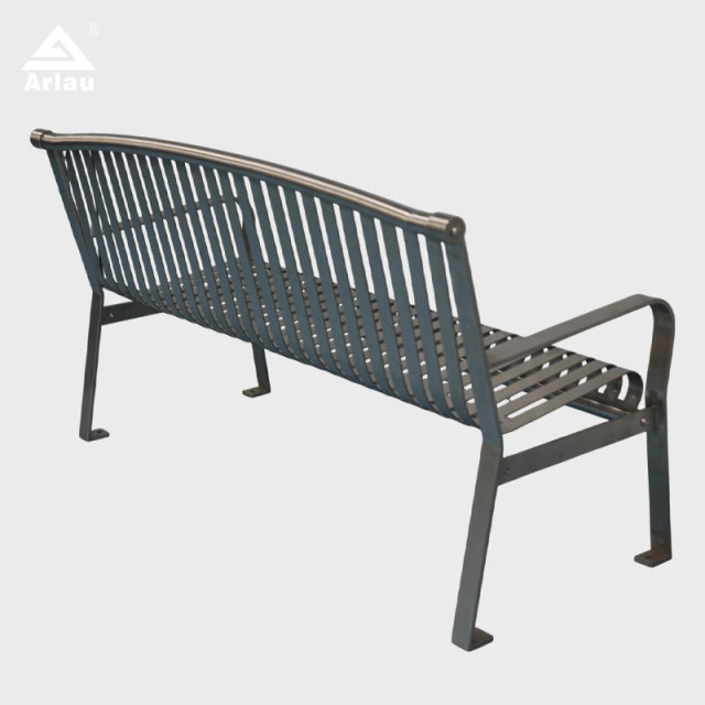 Industrial Outdoor Bench 8mm Steel Legs Heavy Duty Seating – Arlau