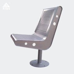 All-Weather Outdoor Dining Set - Perforated Metal Chairs for Patios