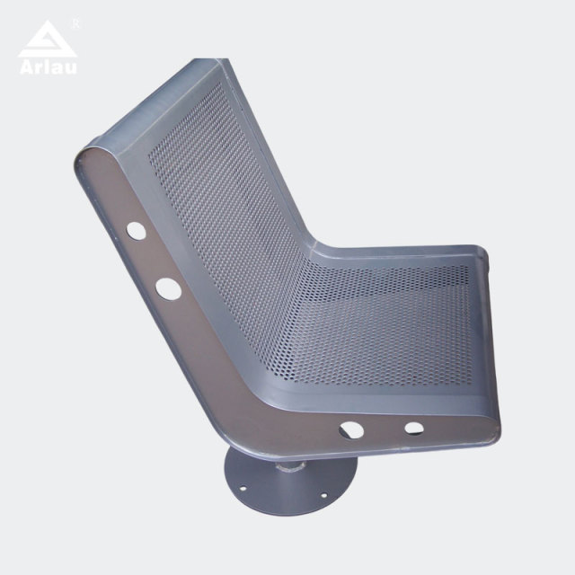 All-Weather Outdoor Dining Set - Perforated Metal Chairs for Patios