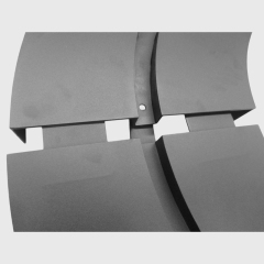 yalau Powder-Coated Tree Grille - Galvanized Steel, Custom Sizes