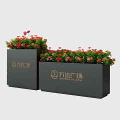 Outdoor Patio Divider Stainless Steel Planter Fence FB29 - Arlau