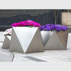 Stainless Steel Commercial Outdoor Planters FB01 Series - Arlau