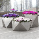 Stainless Steel Commercial Outdoor Planters FB01 Series - Arlau