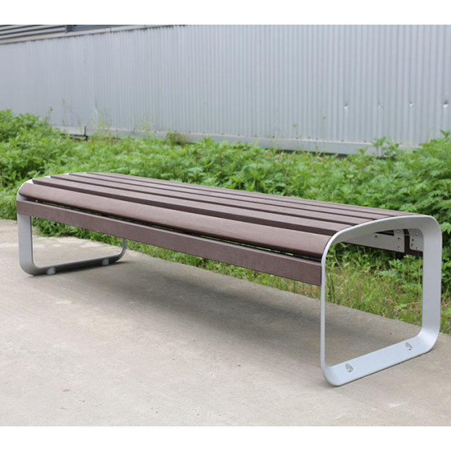 Weather-Resistant Park Bench – Plastic Wood Outdoor Seating