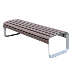 Weather-Resistant Park Bench – Plastic Wood Outdoor Seating
