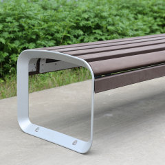 Weather-Resistant Park Bench – Plastic Wood Outdoor Seating