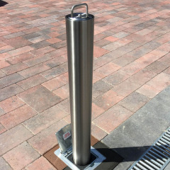 Heavy-Duty Retractable Bollard with 304 Stainless Steel