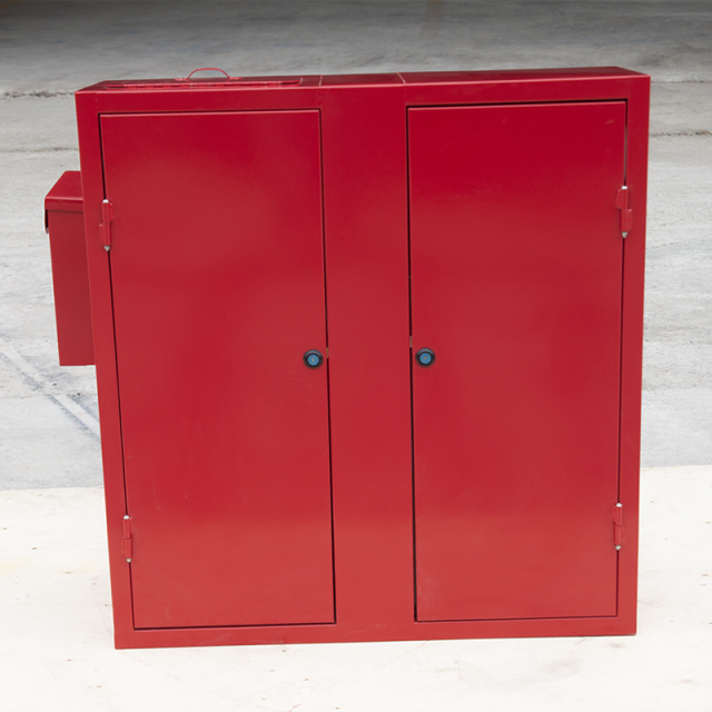 Red Hazardous Waste Bin - Durable Public Sorting Container by Arlau